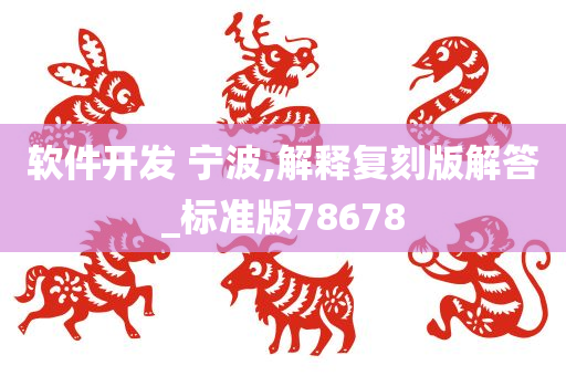 软件开发 宁波,解释复刻版解答_标准版78678