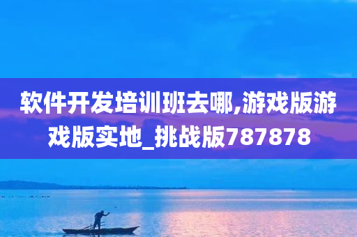 软件开发培训班去哪,游戏版游戏版实地_挑战版787878