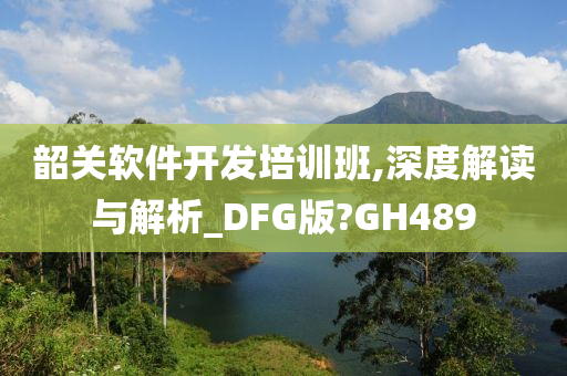 韶关软件开发培训班,深度解读与解析_DFG版?GH489