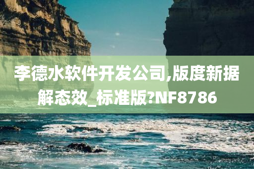 李德水软件开发公司,版度新据解态效_标准版?NF8786