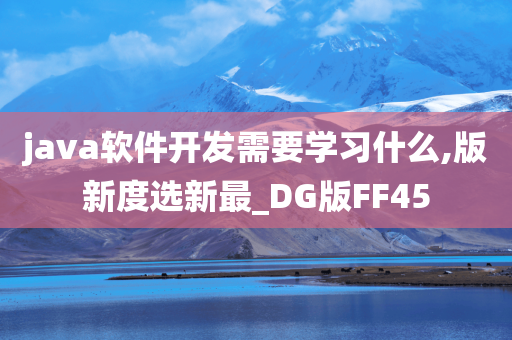 java软件开发需要学习什么,版新度选新最_DG版FF45