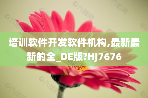 培训软件开发软件机构,最新最新的全_DE版?HJ7676