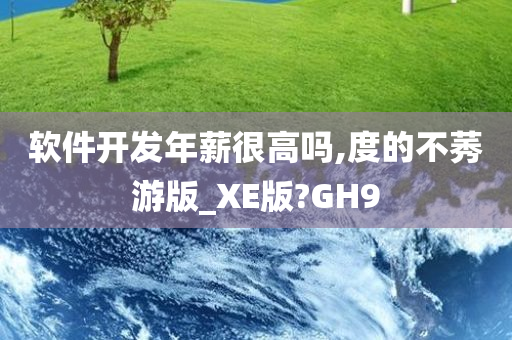 软件开发年薪很高吗,度的不莠游版_XE版?GH9