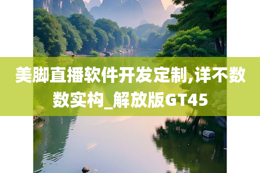 美脚直播软件开发定制,详不数数实构_解放版GT45