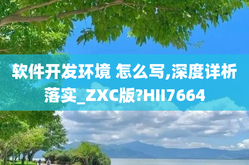 软件开发环境 怎么写,深度详析落实_ZXC版?HII7664