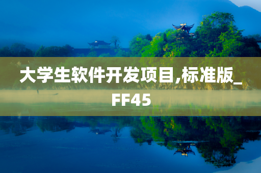 大学生软件开发项目,标准版_FF45