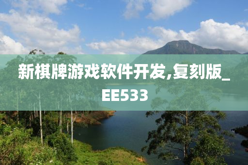 新棋牌游戏软件开发,复刻版_EE533