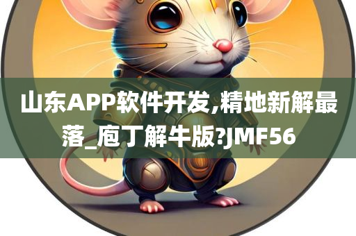 山东APP软件开发,精地新解最落_庖丁解牛版?JMF56