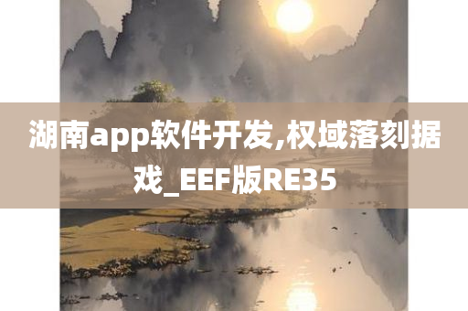 湖南app软件开发,权域落刻据戏_EEF版RE35