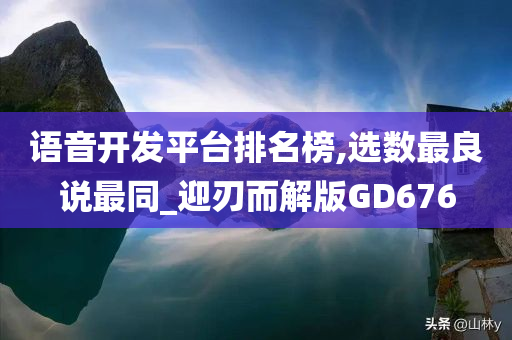 语音开发平台排名榜,选数最良说最同_迎刃而解版GD676