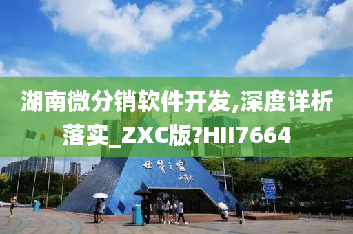 湖南微分销软件开发,深度详析落实_ZXC版?HII7664