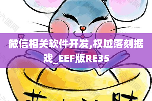 微信相关软件开发,权域落刻据戏_EEF版RE35