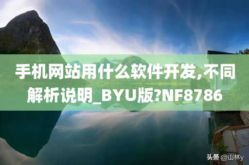 手机网站用什么软件开发,不同解析说明_BYU版?NF8786