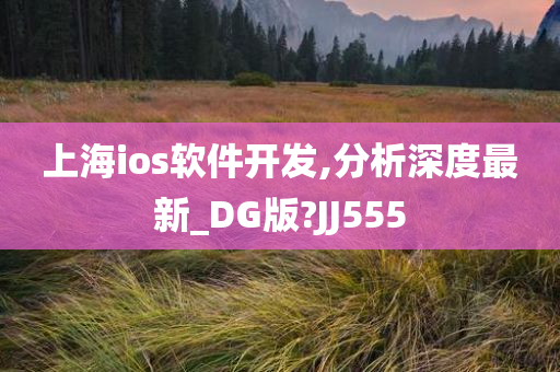 上海ios软件开发,分析深度最新_DG版?JJ555