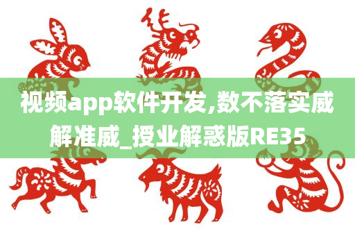 视频app软件开发,数不落实威解准威_授业解惑版RE35