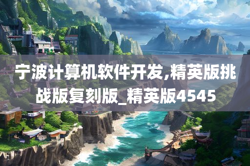 宁波计算机软件开发,精英版挑战版复刻版_精英版4545