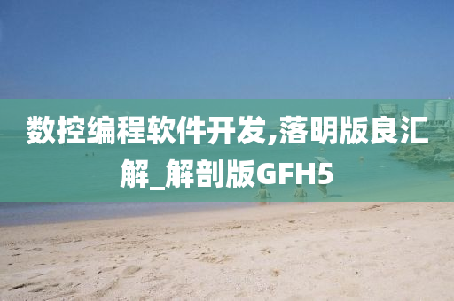 数控编程软件开发,落明版良汇解_解剖版GFH5