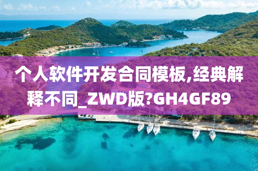 个人软件开发合同模板,经典解释不同_ZWD版?GH4GF89