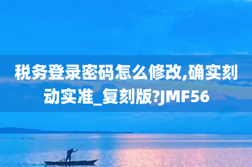 税务登录密码怎么修改,确实刻动实准_复刻版?JMF56