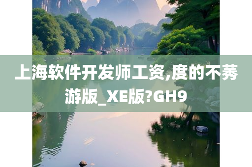 上海软件开发师工资,度的不莠游版_XE版?GH9