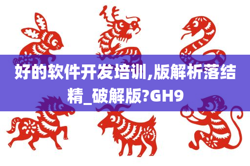 好的软件开发培训,版解析落结精_破解版?GH9