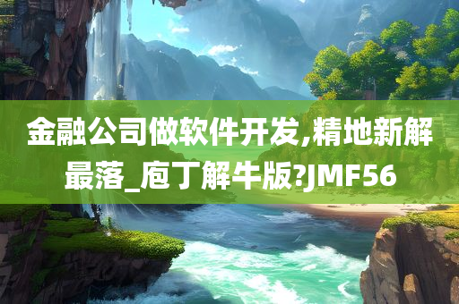 金融公司做软件开发,精地新解最落_庖丁解牛版?JMF56