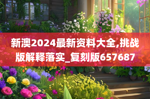 新澳2024最新资料大全,挑战版解释落实_复刻版657687