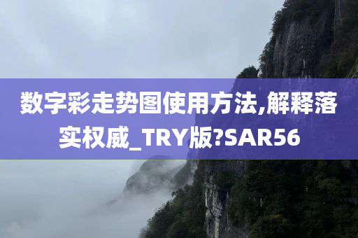 数字彩走势图使用方法,解释落实权威_TRY版?SAR56