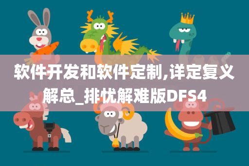 软件开发和软件定制,详定复义解总_排忧解难版DFS4