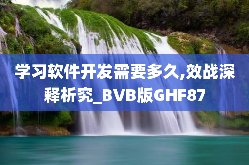 学习软件开发需要多久,效战深释析究_BVB版GHF87