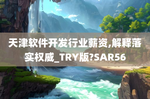 天津软件开发行业薪资,解释落实权威_TRY版?SAR56