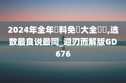 2024年全年資料免費大全優勢,选数最良说最同_迎刃而解版GD676