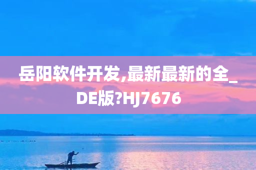 岳阳软件开发,最新最新的全_DE版?HJ7676