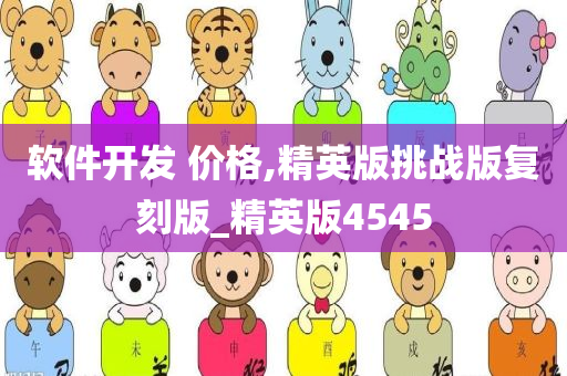 软件开发 价格,精英版挑战版复刻版_精英版4545