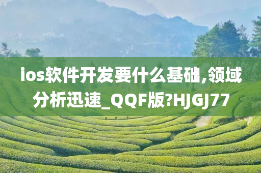 ios软件开发要什么基础,领域分析迅速_QQF版?HJGJ77