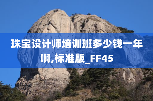 珠宝设计师培训班多少钱一年啊,标准版_FF45