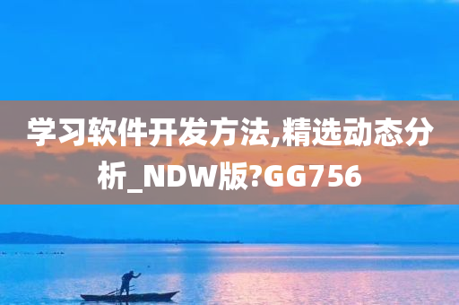 学习软件开发方法,精选动态分析_NDW版?GG756