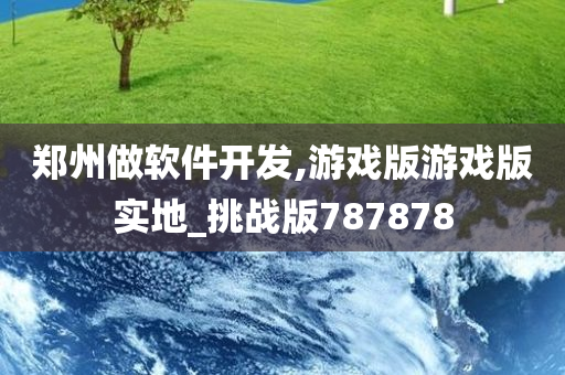 郑州做软件开发,游戏版游戏版实地_挑战版787878