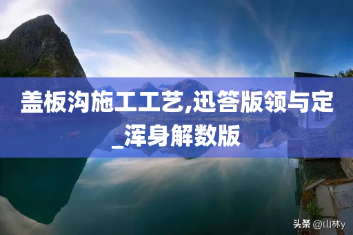 盖板沟施工工艺,迅答版领与定_浑身解数版