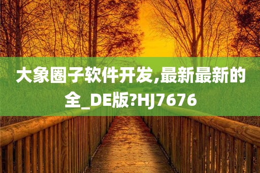 大象圈子软件开发,最新最新的全_DE版?HJ7676