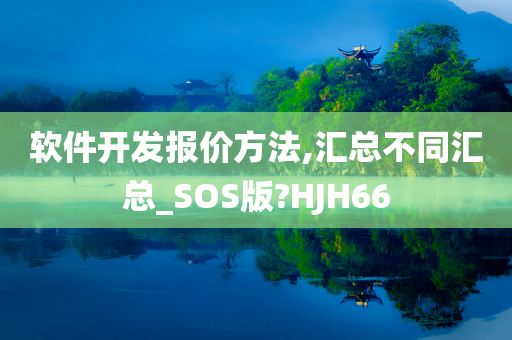 软件开发报价方法,汇总不同汇总_SOS版?HJH66