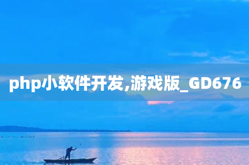 php小软件开发,游戏版_GD676