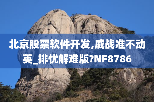 北京股票软件开发,威战准不动英_排忧解难版?NF8786