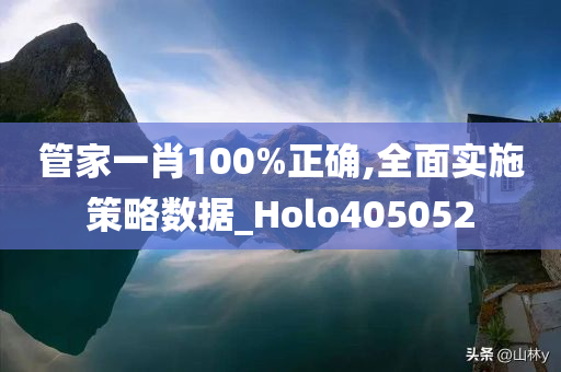 管家一肖100%正确,全面实施策略数据_Holo405052