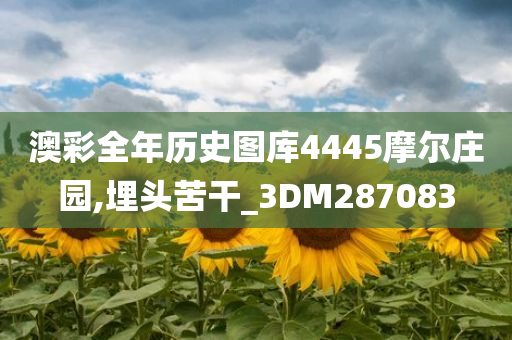 澳彩全年历史图库4445摩尔庄园,埋头苦干_3DM287083