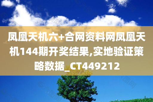 凤凰天机六+合网资料网凤凰天机144期开奖结果,实地验证策略数据_CT449212