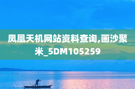 凤凰天机网站资料查询,画沙聚米_5DM105259