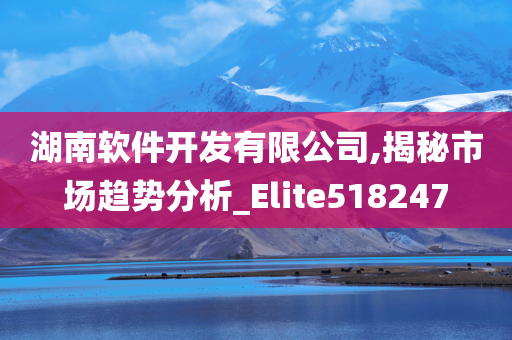 湖南软件开发有限公司,揭秘市场趋势分析_Elite518247