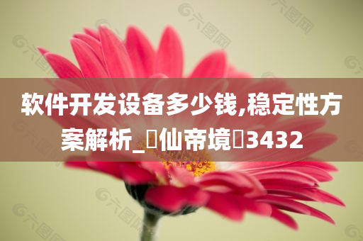 软件开发设备多少钱,稳定性方案解析_‌仙帝境‌3432