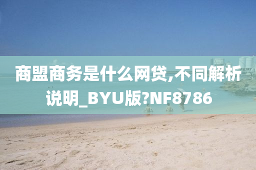 商盟商务是什么网贷,不同解析说明_BYU版?NF8786